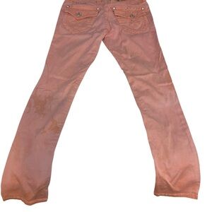 Rock Revival Pink Flare Jeans